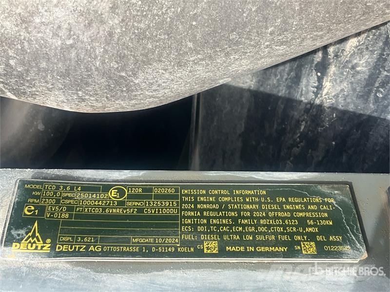 Wacker Neuson DV125 11400 ton 4x4 Dumper Site dumpers