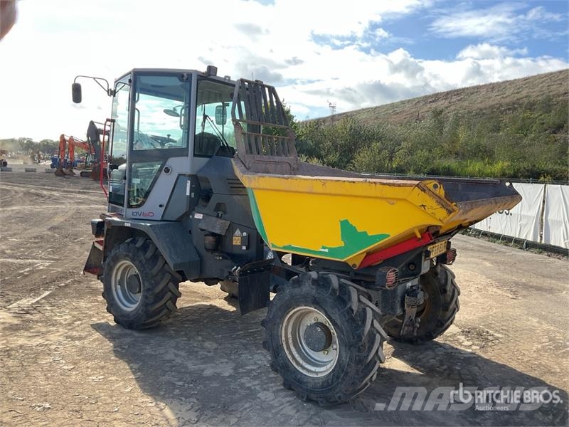 Wacker Neuson DV60 6 ton 4x4 Swivel Dual View, Auto Lube Dumper Site dumpers