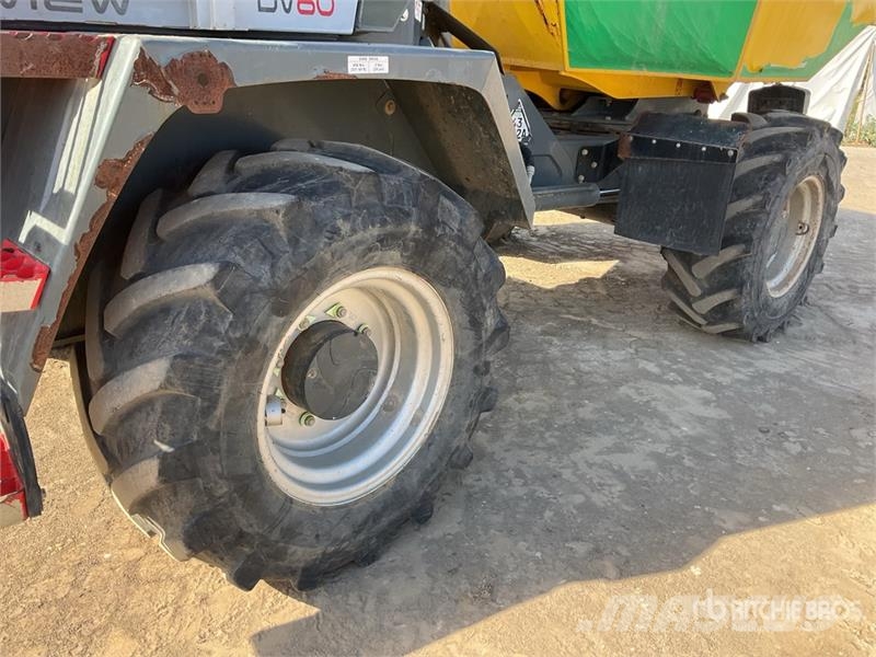 Wacker Neuson DV60 6 ton 4x4 Swivel Dual View, Auto Lube Dumper Site dumpers