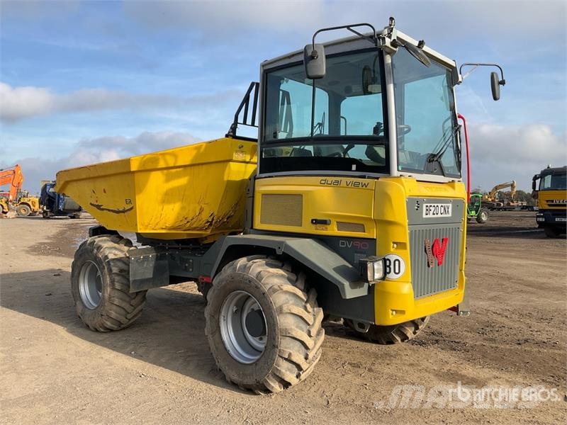 Wacker Neuson DV90 9 ton 4x4 Swivel Dumper Demperi za gradilišta