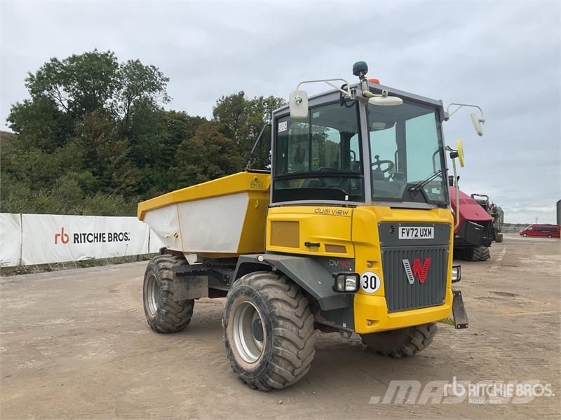 Wacker Neuson DV90 9 ton 4x4 Swivel Dumper Site dumpers