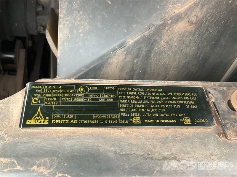 Wacker Neuson DV90 9 ton 4x4 Swivel Dumper Mini tombereau