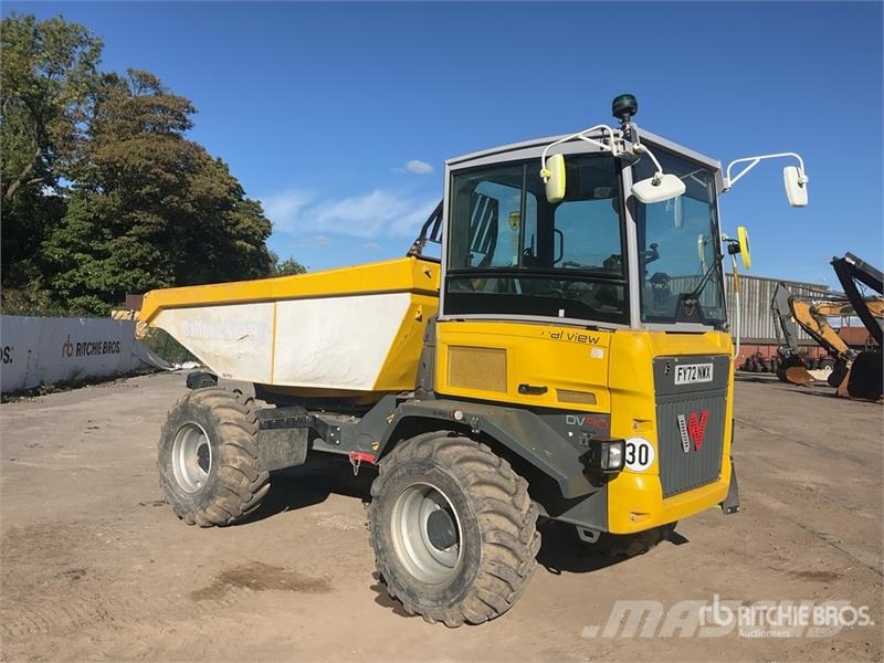 Wacker Neuson DV90 9 ton 4x4 Swivel Dumper Dumpere