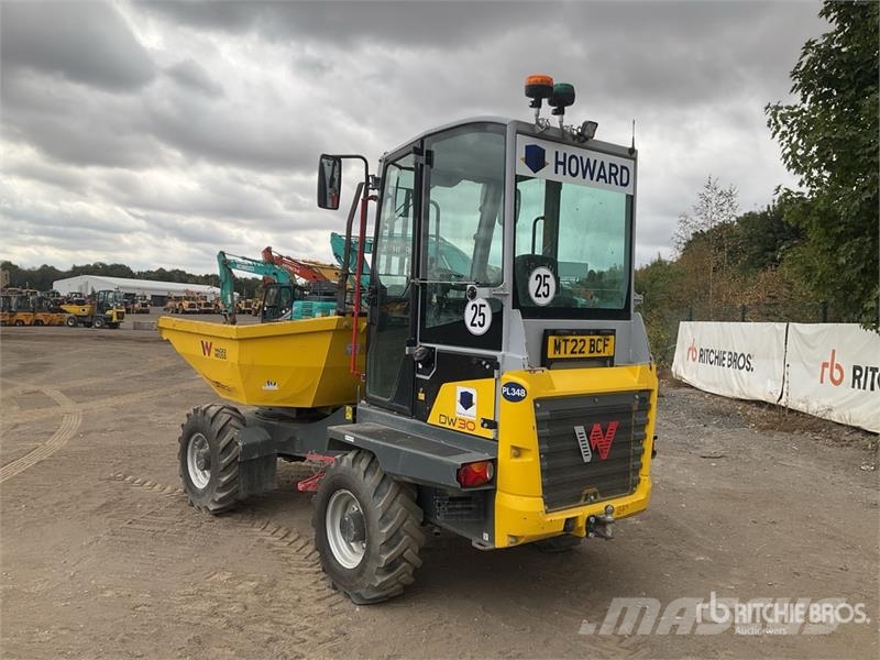 Wacker Neuson DW30 3 ton 4x4 Swivel Dumper Mini Dumpers