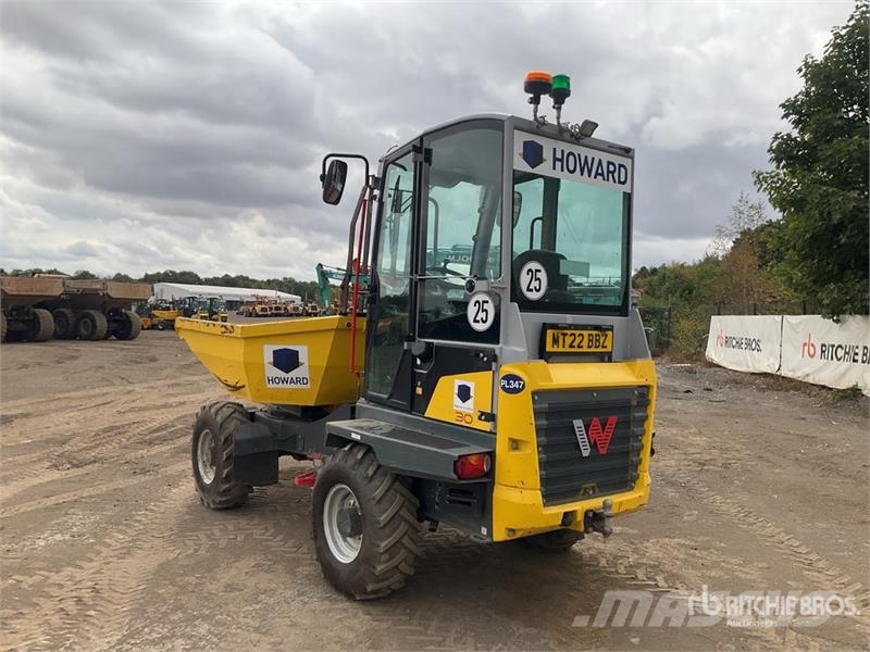 Wacker Neuson DW30 3 ton 4x4 Swivel Dumper Mini Dumpers