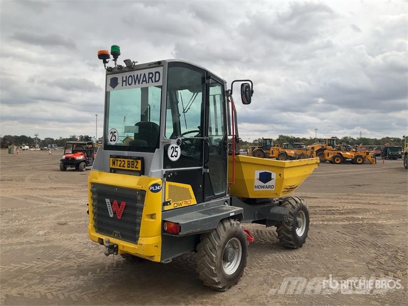 Wacker Neuson DW30 3 ton 4x4 Swivel Dumper Mini Dumpers