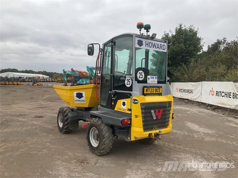 Wacker Neuson DW30 3 ton 4x4 Swivel Dumper Mini Dumpers