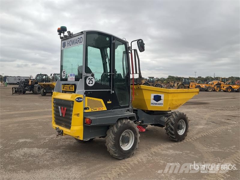 Wacker Neuson DW30 3 ton 4x4 Swivel Dumper Mini Dumpers