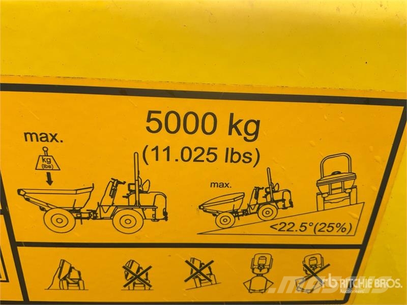 Wacker Neuson DW50 4x4 Swivel Dumper Vehículos compactos de volteo