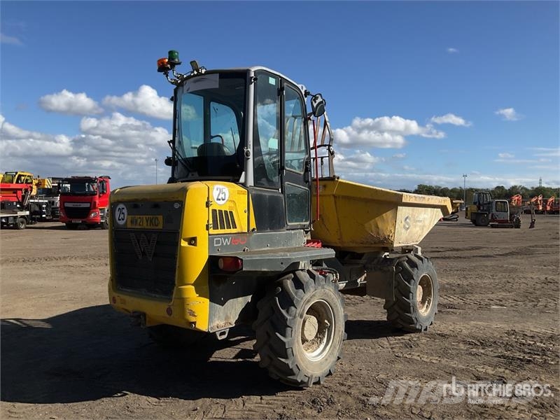 Wacker Neuson DW60-2 6 ton 4x4 Swivel Dumper Minidumper