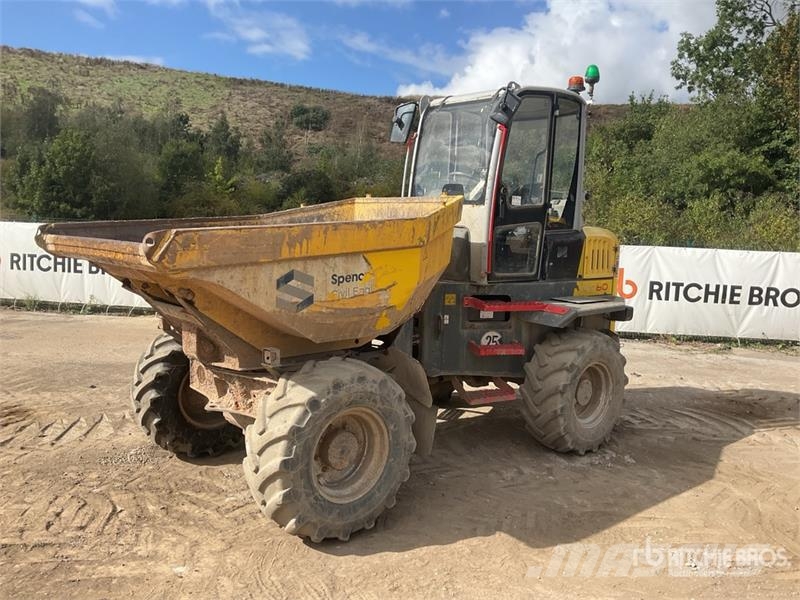 Wacker Neuson DW60 6 ton 4x4 Swivel Dumper عربات نقل قلابة للمواقع
