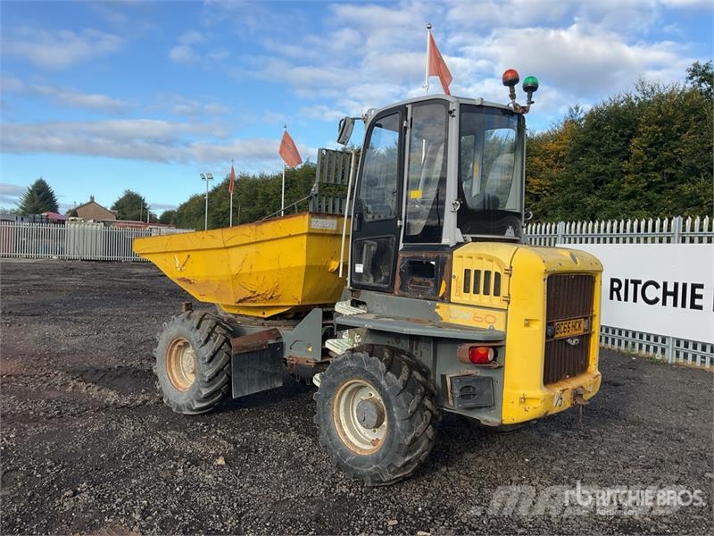 Wacker Neuson DW60 6 ton 4x4 Swivel Dumper Vehículos compactos de volteo