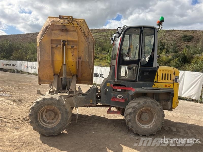 Wacker Neuson DW60 6 ton 4x4 Swivel Dumper عربات نقل قلابة للمواقع