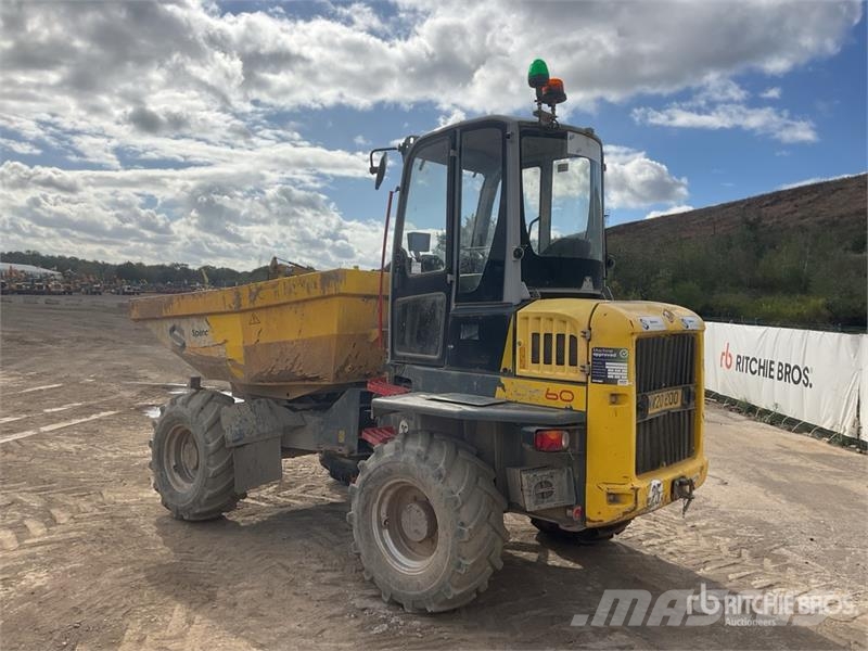Wacker Neuson DW60 6 ton 4x4 Swivel Dumper عربات نقل قلابة للمواقع
