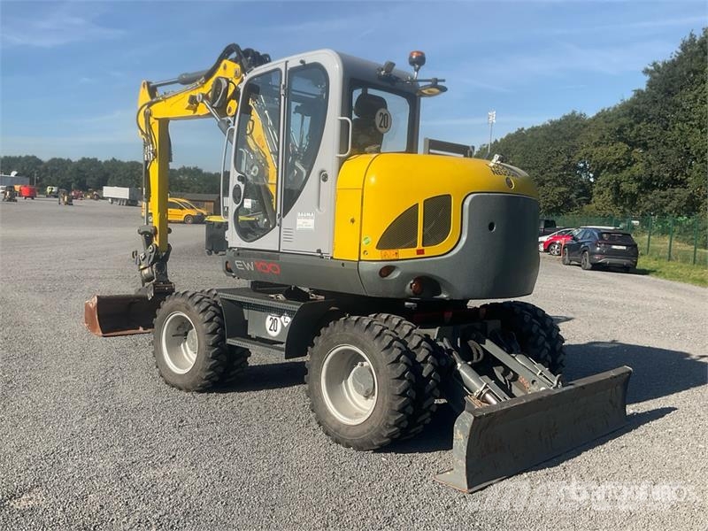 Wacker Neuson EW100 Wheel Excavator Ekskavatori uz riteņiem