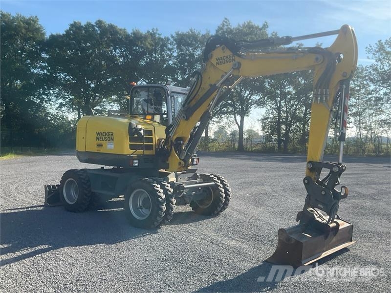 Wacker Neuson EW100 Wheel Excavator Ekskavatori uz riteņiem