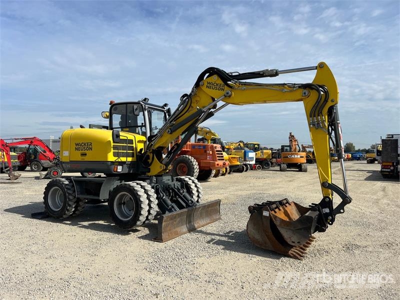 Wacker Neuson EW100 Wheel Excavator Lastik tekerli ekskavatörler