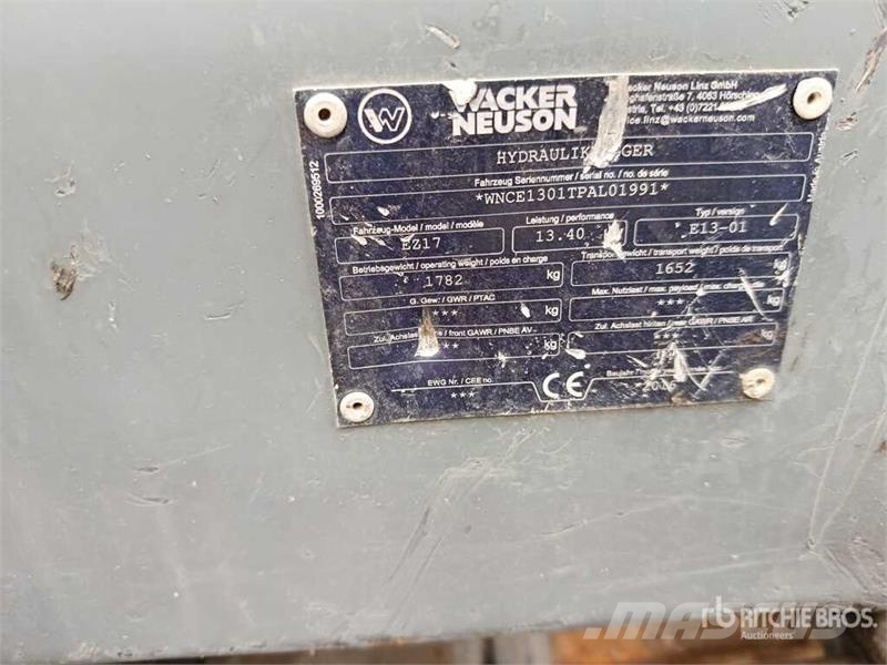 Wacker Neuson EZ17 Mini Excavator Mini excavators < 7t (Mini diggers)