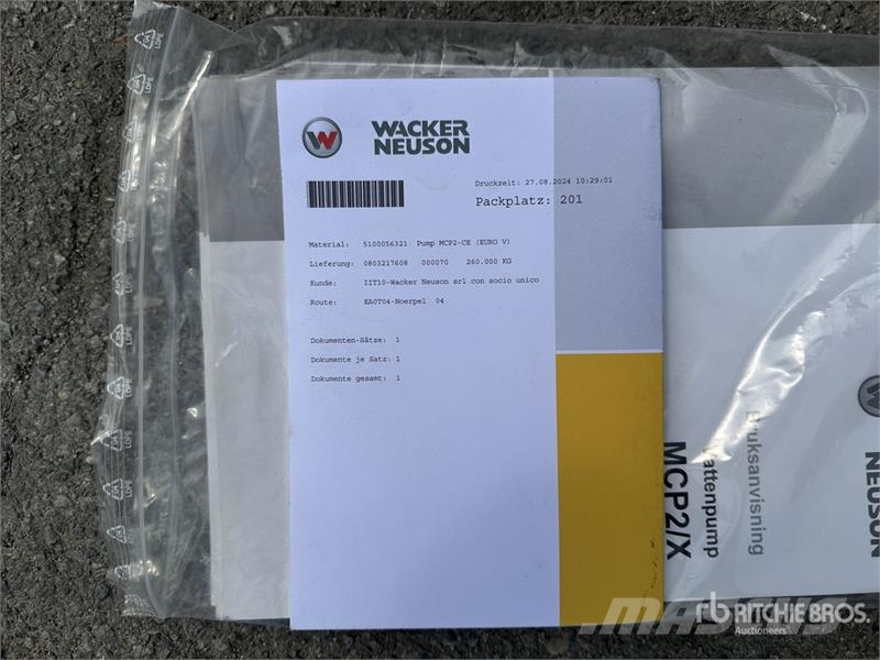 Wacker Neuson MCP2-CE Professional Water Pump (Unused) Wasserpumpen
