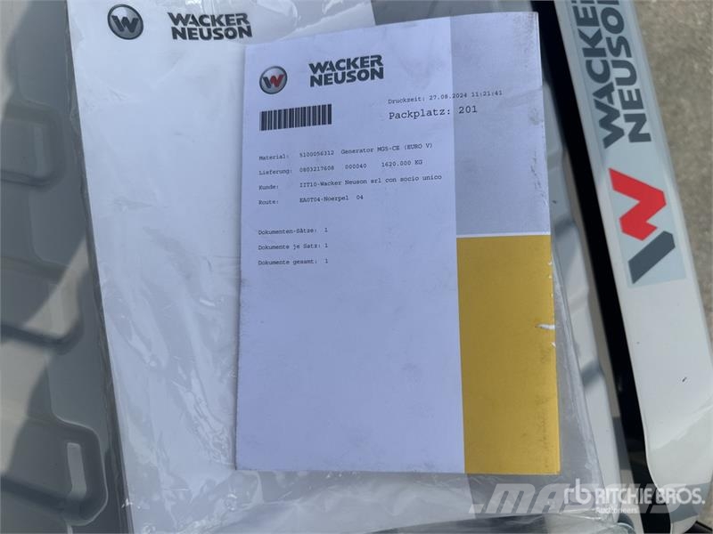 Wacker Neuson MG5-CE Professional With Starter Portable Generato Άλλες γεννήτριες