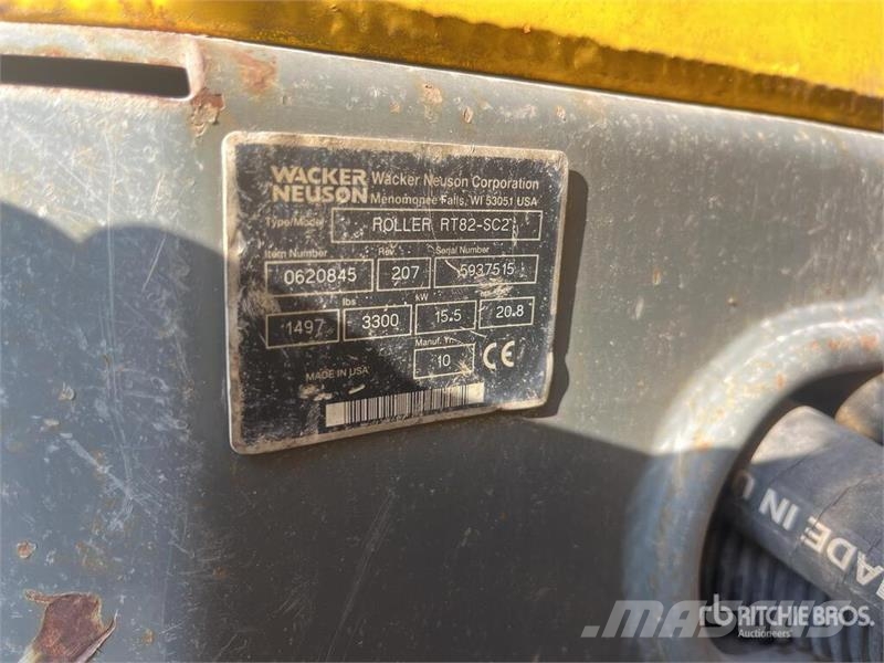 Wacker Neuson RT82-SC2 Trench Compactor Grondverdichtingsmachines