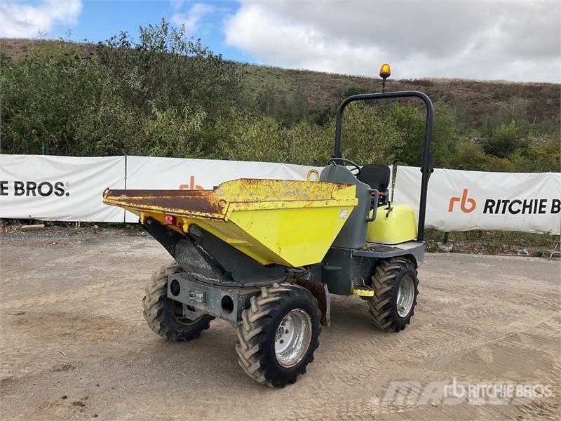 Wacker Neuson S 2 ton 4x4 Swivel Dumper Dumpers de obras
