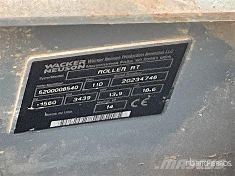 Wacker Neuson Tandem Roller Trench Compactor Уплотнители грунта