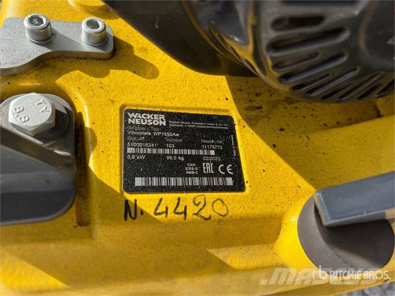 Wacker WP1550 دكاكات أفقية