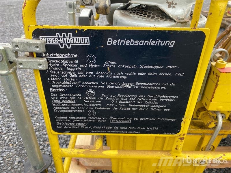 Weber Hydraulic Power Pack 630 bar معدات البناء - غير ذلك