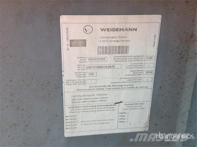 Weidemann T4512 Telehandler Телескопични товарачи