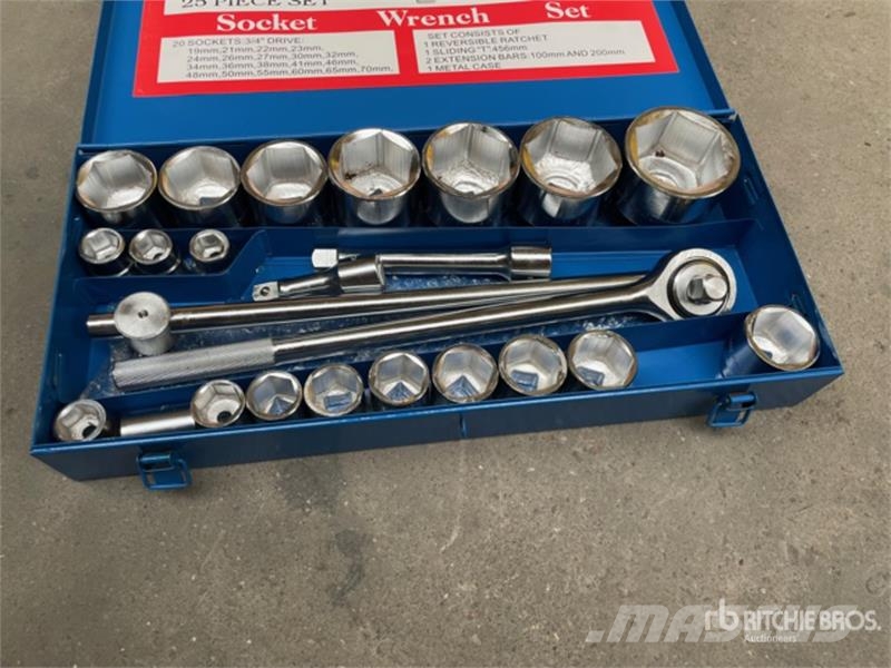  Welgtek 25 Pcs  3/4" Socket Wrench Set CT122501 Άλλα εξαρτήματα