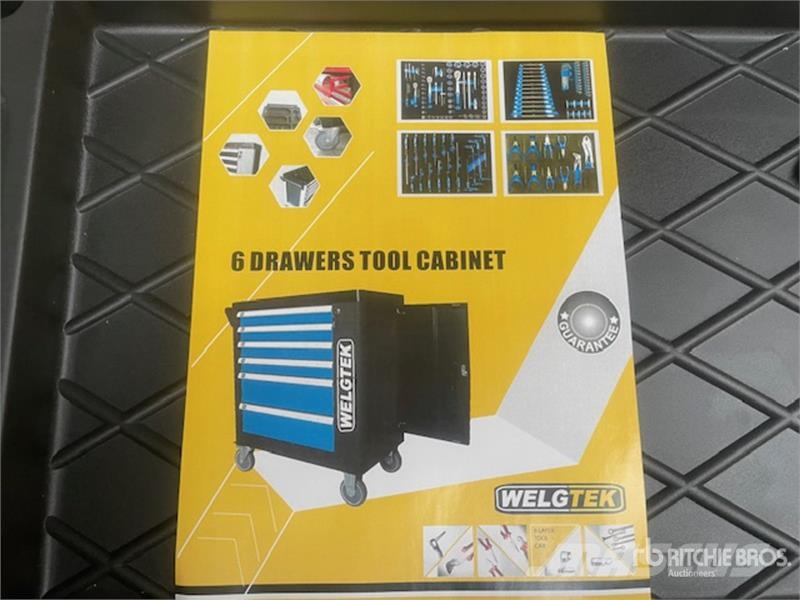  Welgtek Tool Cabinet 6 Drawers 245pcs Bl CT12245EG Outros componentes