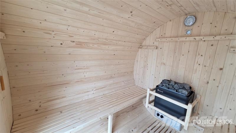 WELLNESS UNION Wooden Barrel Sauna (Unused) Autre remorque