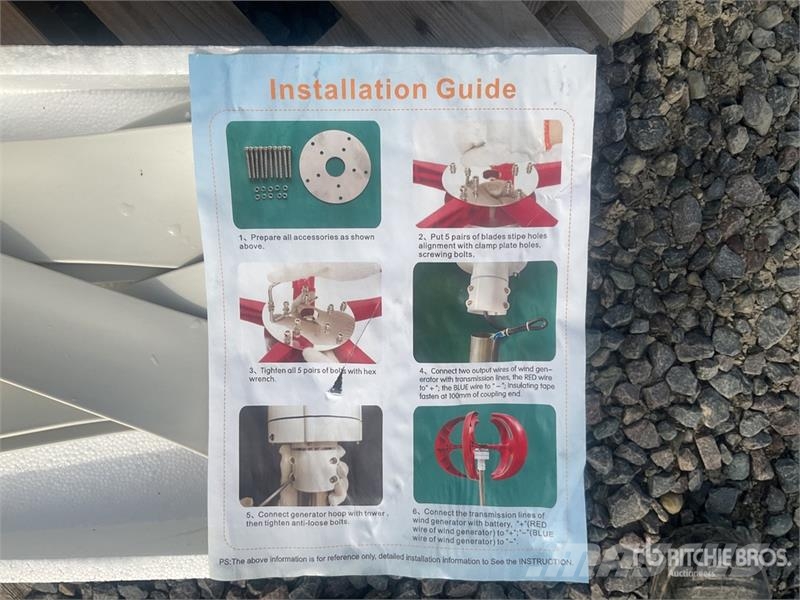 Wind Turbine Portable Generator Set (Unused) Citi ģeneratori