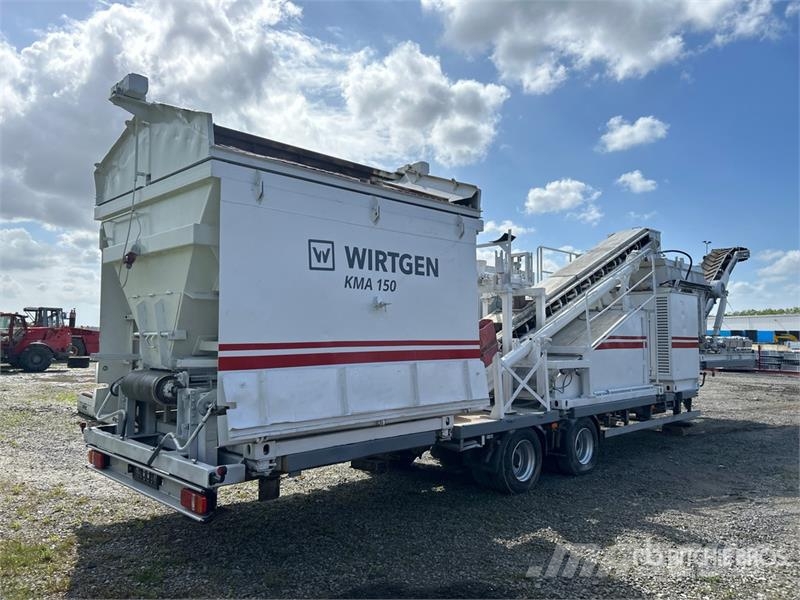 Wirtgen KMA 150 Asphalt Batch Plant Kis azfaltozó gépek