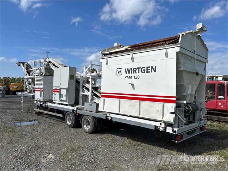 Wirtgen KMA 150 Asphalt Batch Plant Kis azfaltozó gépek