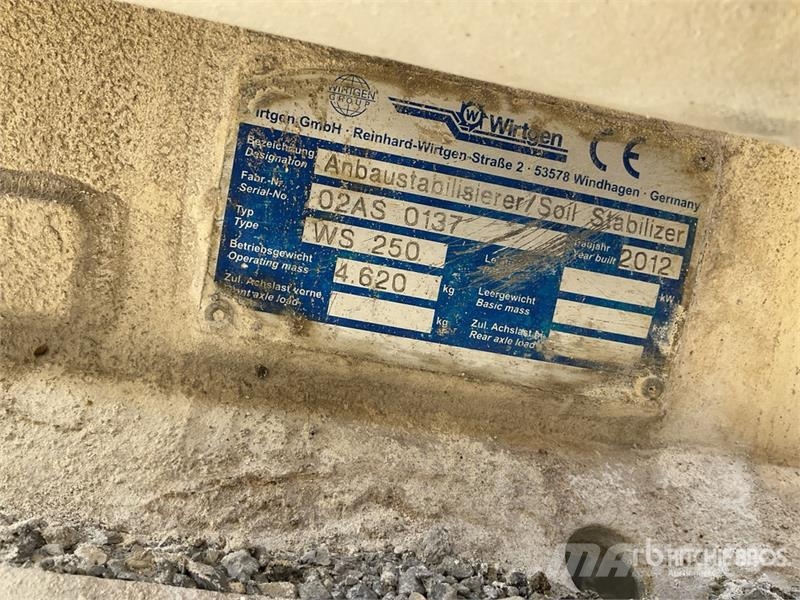 Wirtgen WS250 Stabilisatrice De Sol 3 Points Soil Stabiliz Stavebníctvo - ostatné