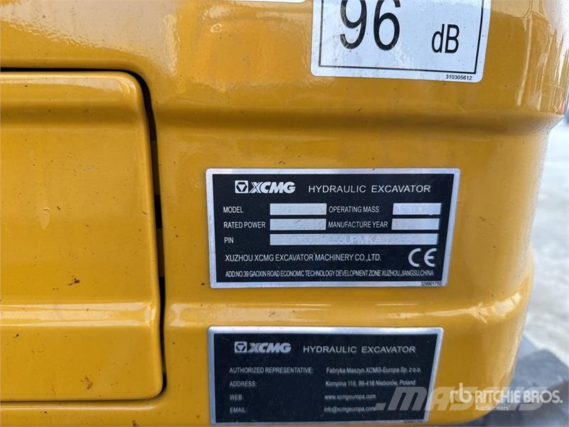 XCMG XE55E Mini Excavator Mini kotrók < 7t