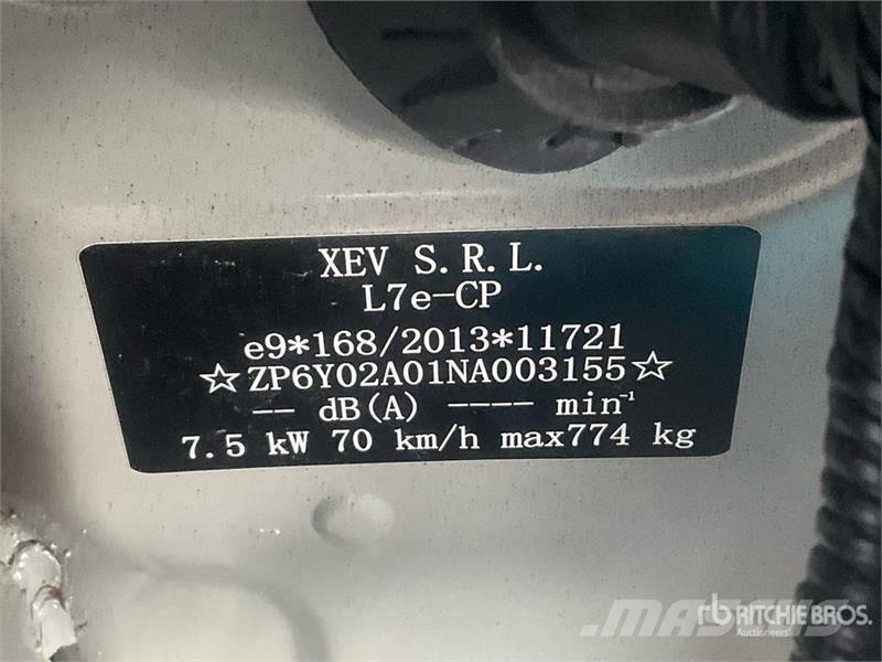  XEV Yoyo Electric Automobile Carros