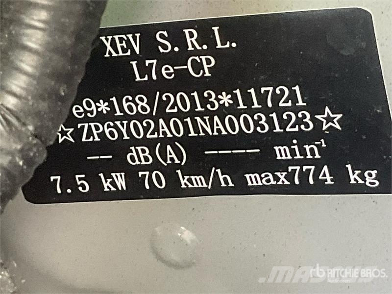  XEV Yoyo Electric Automobile Carros