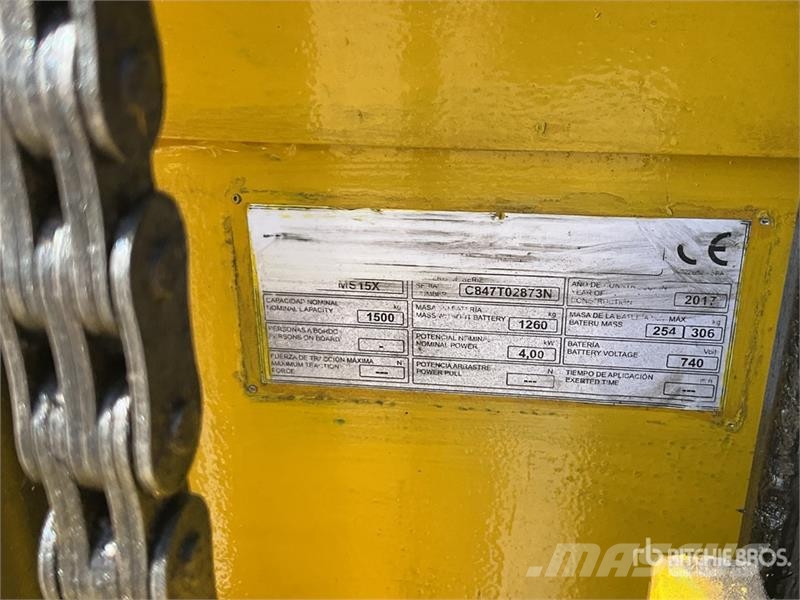 Yale MS15X Electric Stacker (Inoperable) Selvkørende stablere