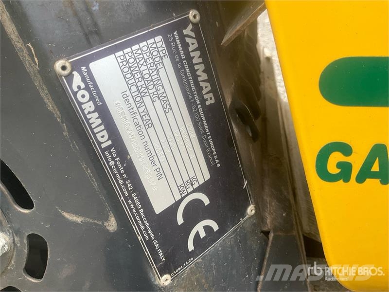 Yanmar C08 Stand-On Self-Loading Mini Tracked Dumper (Ino Mini tombereau