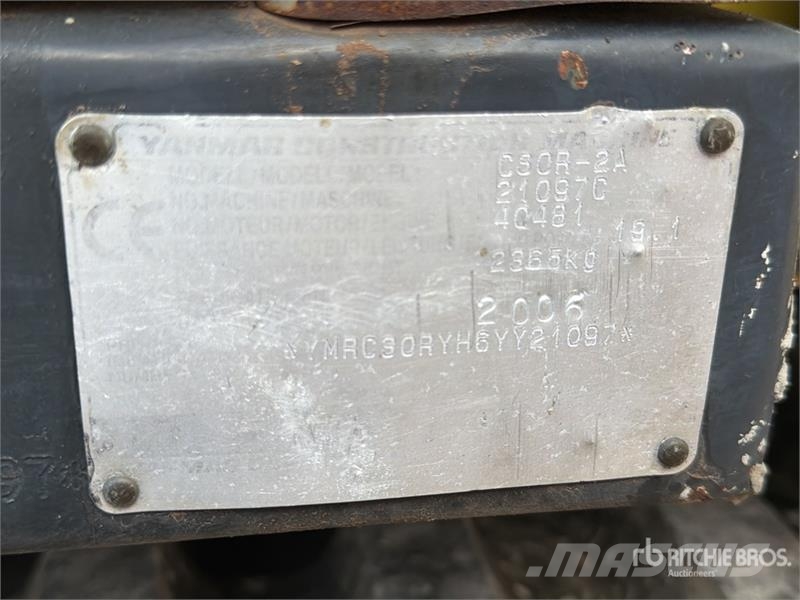 Yanmar C30R 2 Crawler Dumper Belden kirma kamyonlar