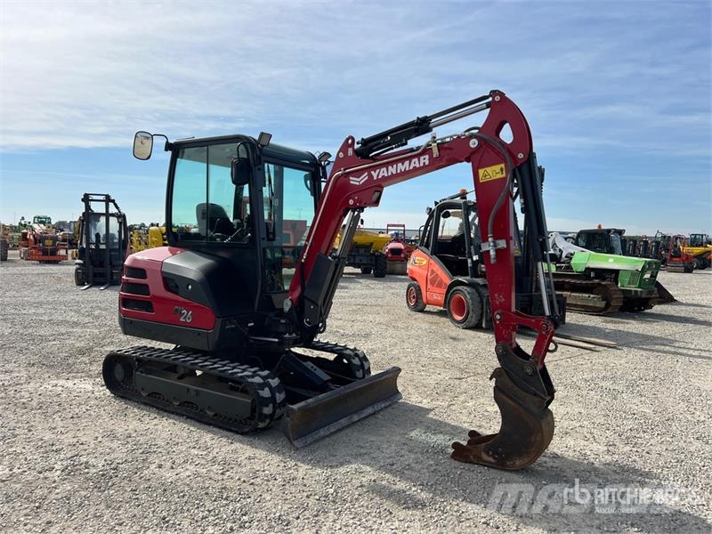 Yanmar SV26 Mini ekskavatörler, 7 tona dek