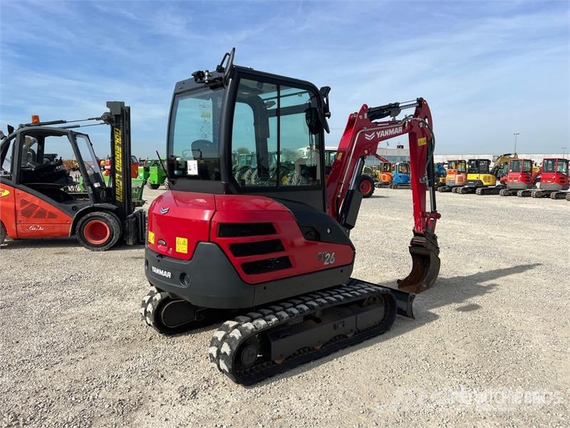 Yanmar SV26 Mini ekskavatörler, 7 tona dek