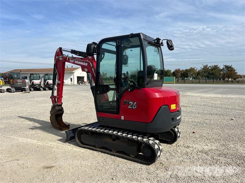 Yanmar SV26 Mini ekskavatörler, 7 tona dek
