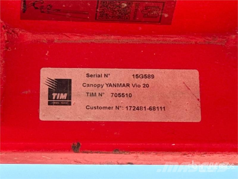Yanmar ViO20-4 Mini Excavator Мини екскаватори < 7 т