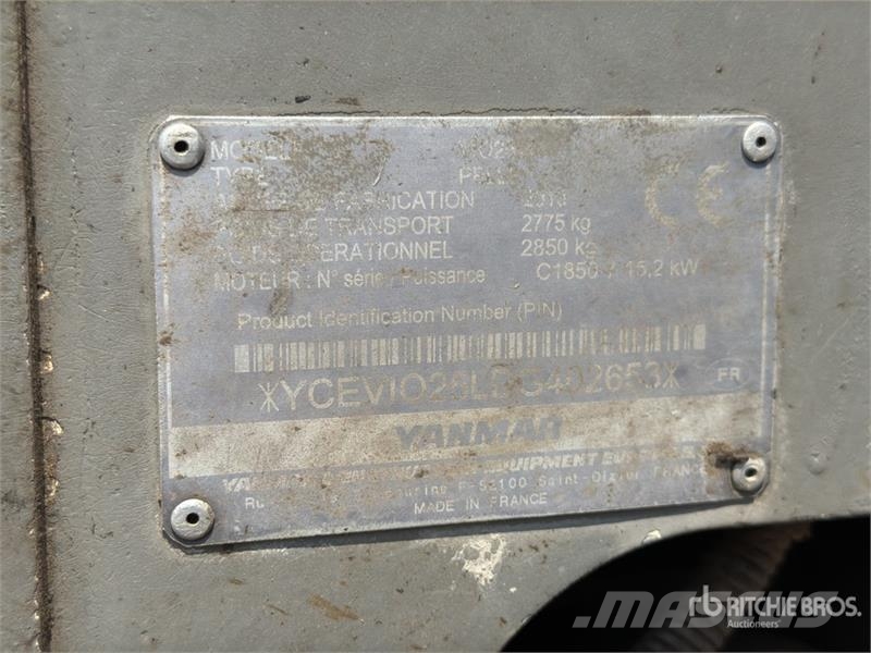 Yanmar Vio25 Mini Excavator Minigraafmachines < 7t