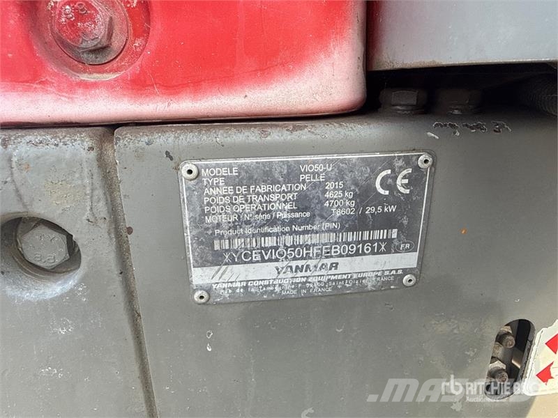 Yanmar ViO50-U Mini Excavator Miniescavatori