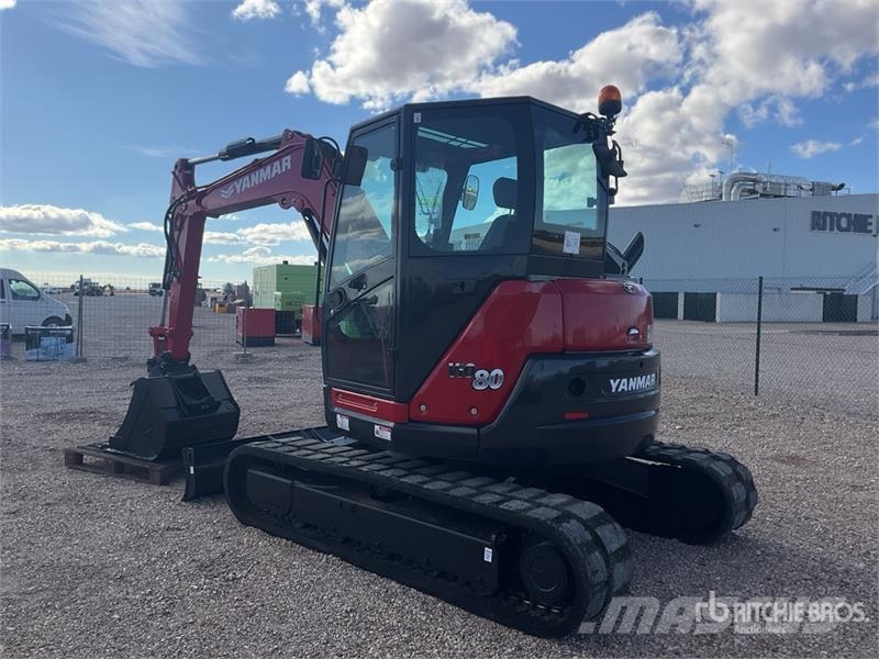 Yanmar VIO801A Tracked Excavator Bagri goseničarji